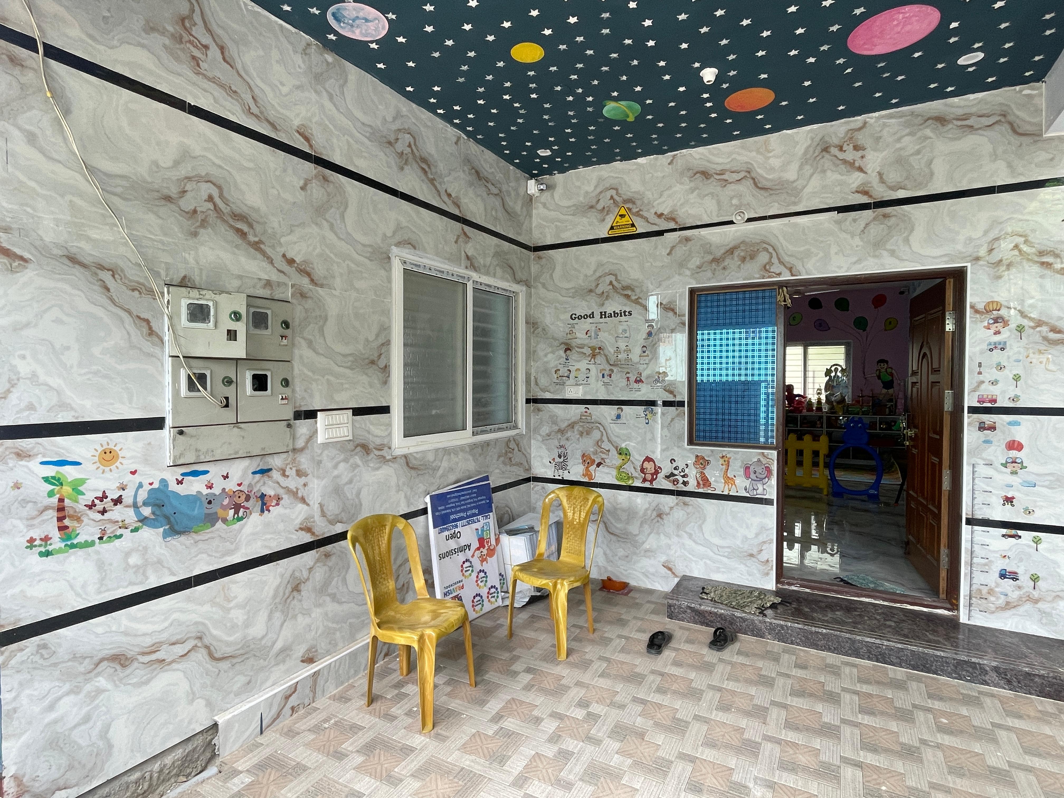 Reception area at Pravish Preschool
