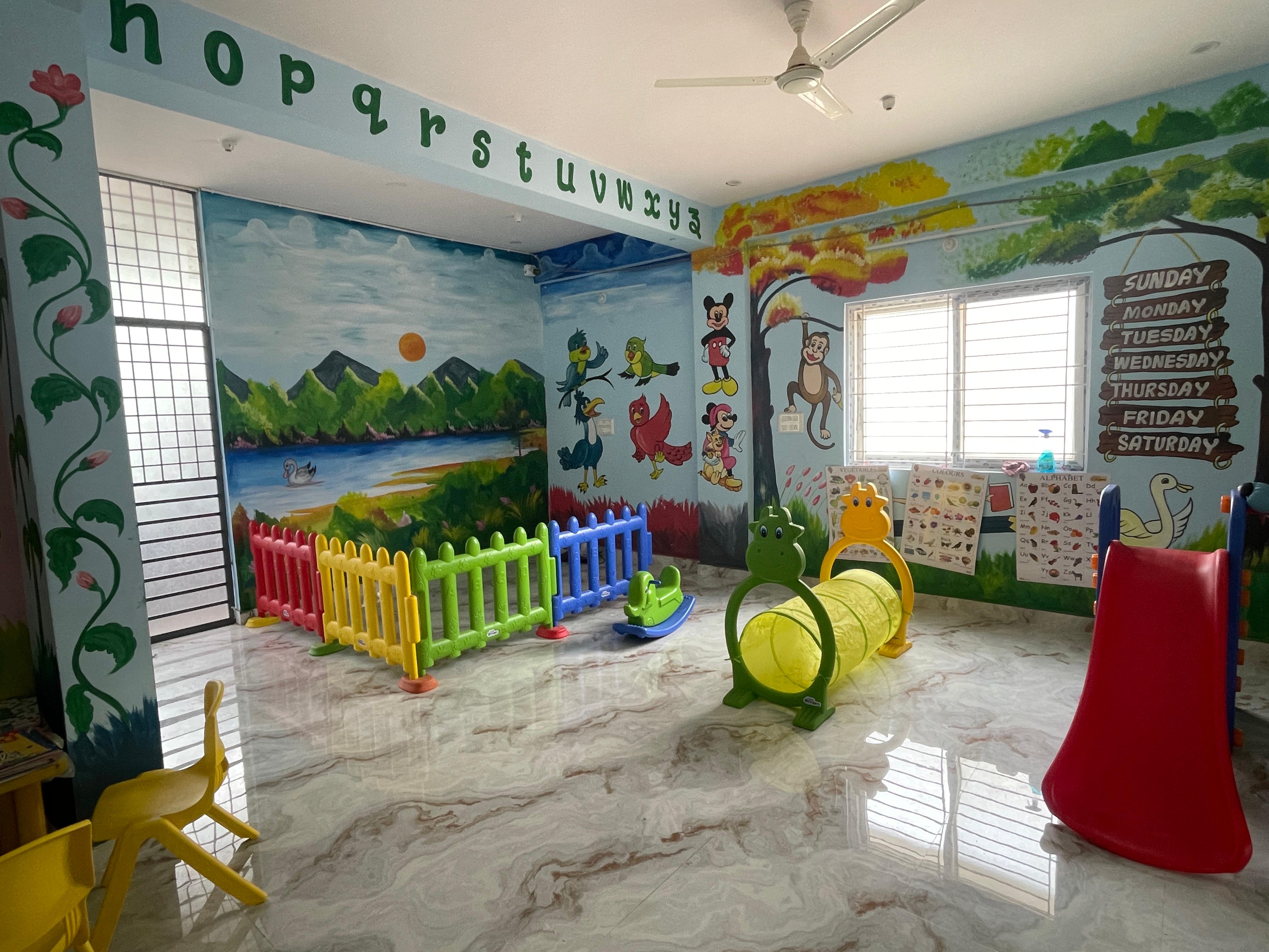 Play room at Pravish Preschool